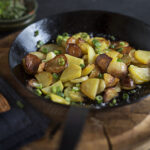 Recept: gebakken aardappelen met bosui