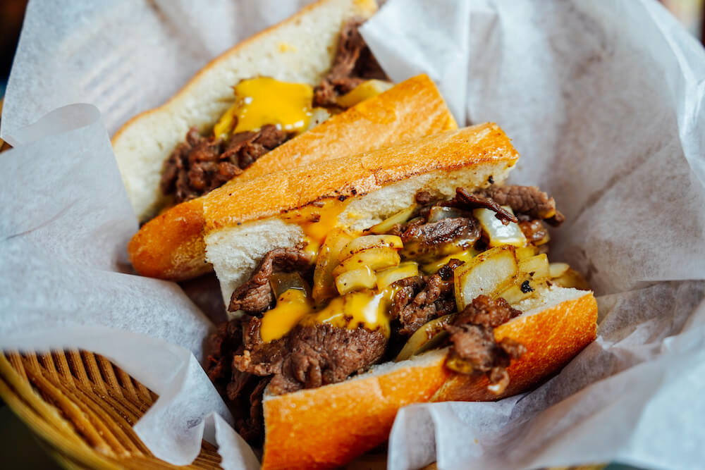 Recept Philadelphia Cheesesteak