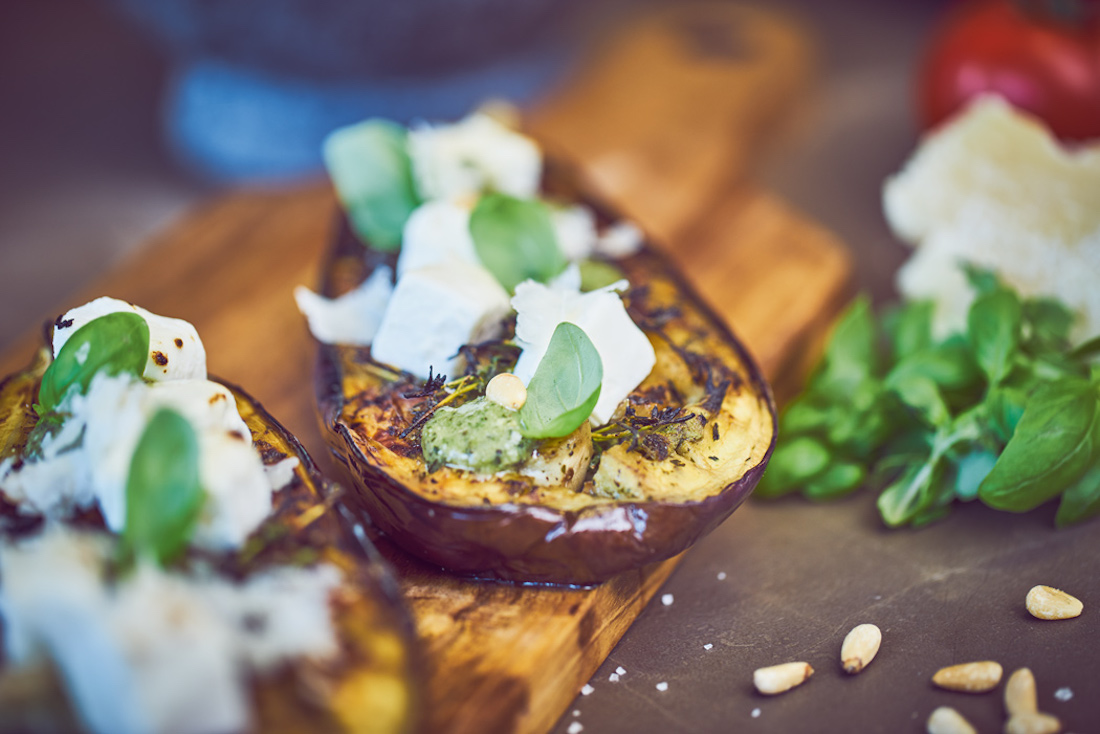 Recept: Auberginebootjes met fetakaas