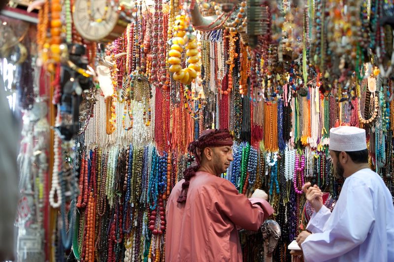 Prikkel je zintuigen in de Muttrah Souk