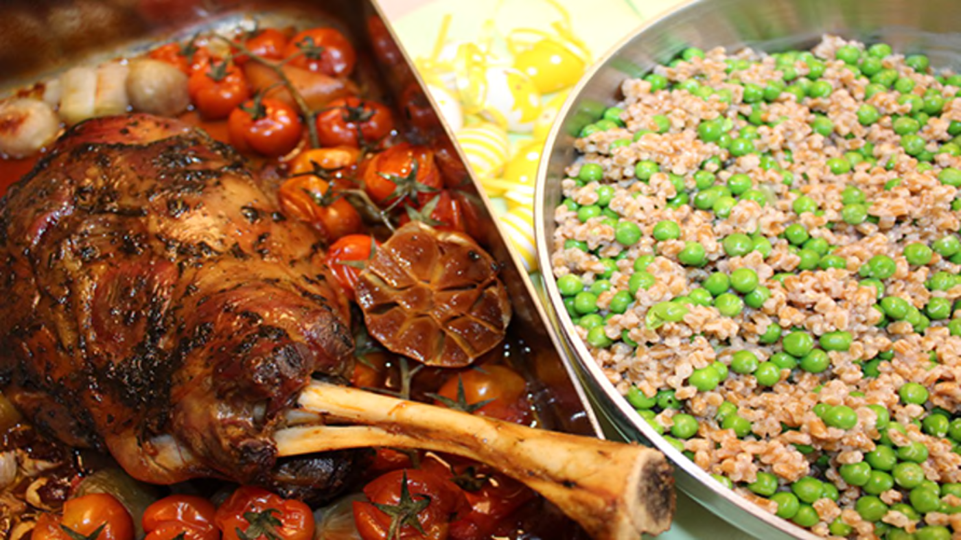 Recept: Lamsbout met tarwekorrels