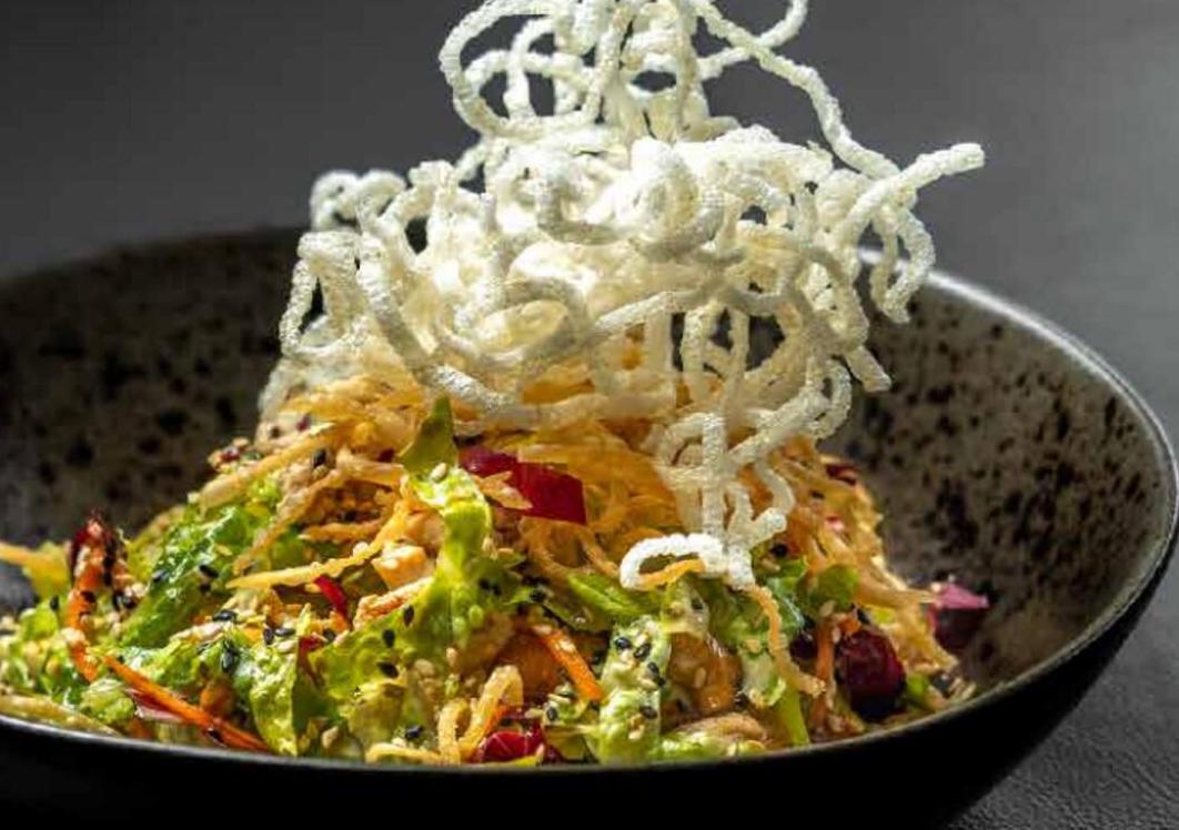 Recept krokante kip salade