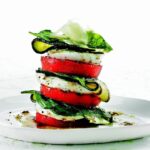 recept: salade van geroosterde tomaten en courgette