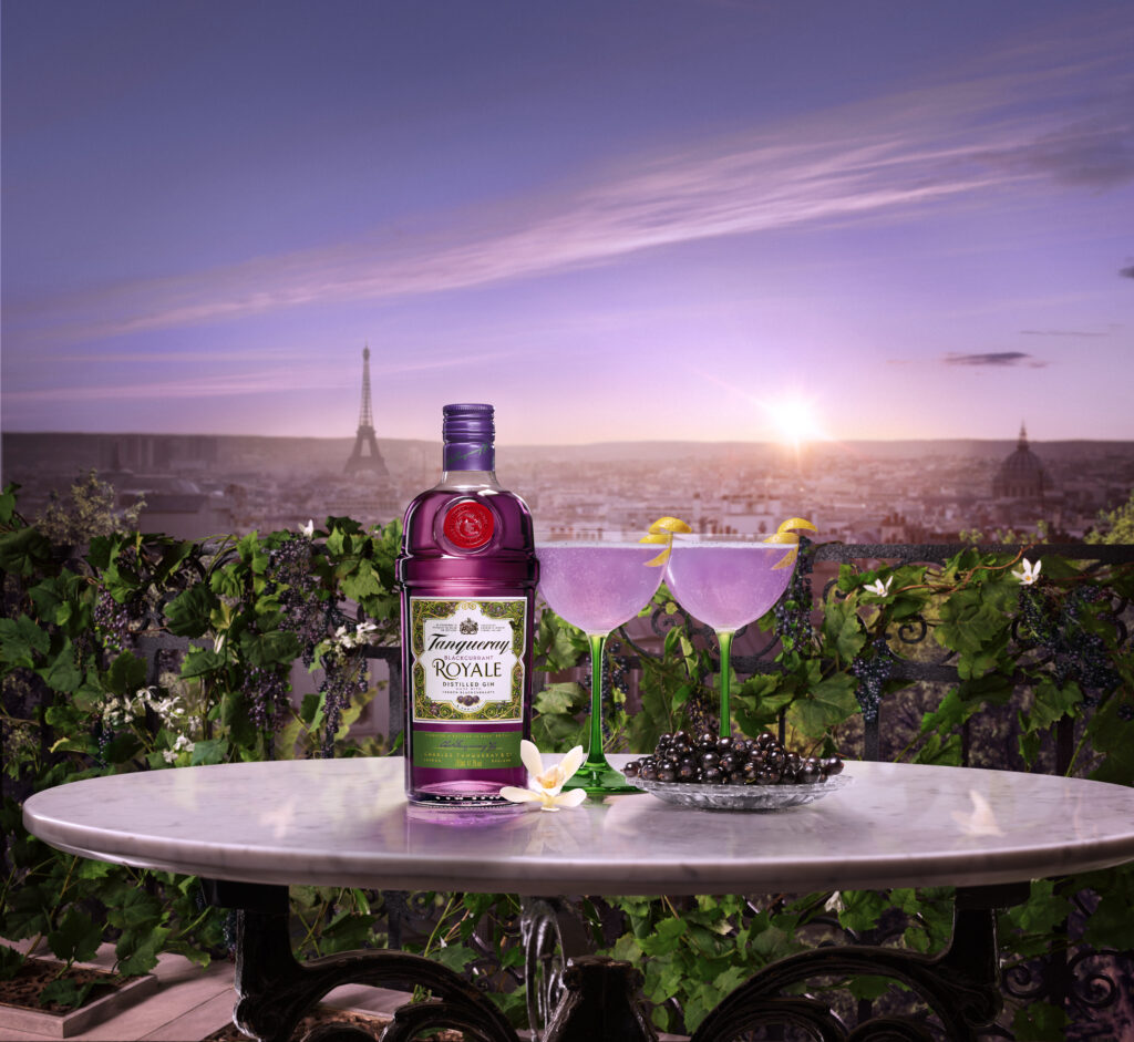 Tanqueray Blackcurrant Royale: Royale French 75