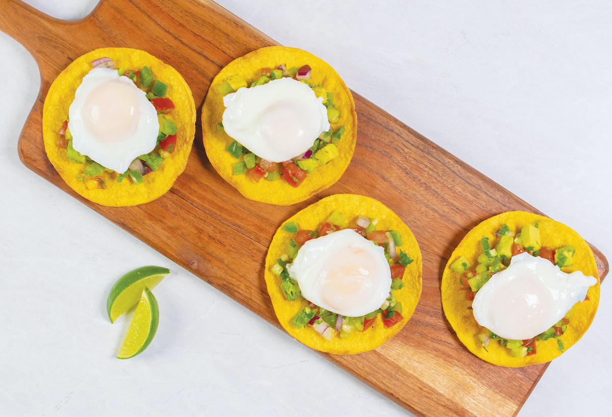 Recept: Tostadas met gepocheerde eieren