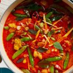 Recept rode Thaise Curry met kip