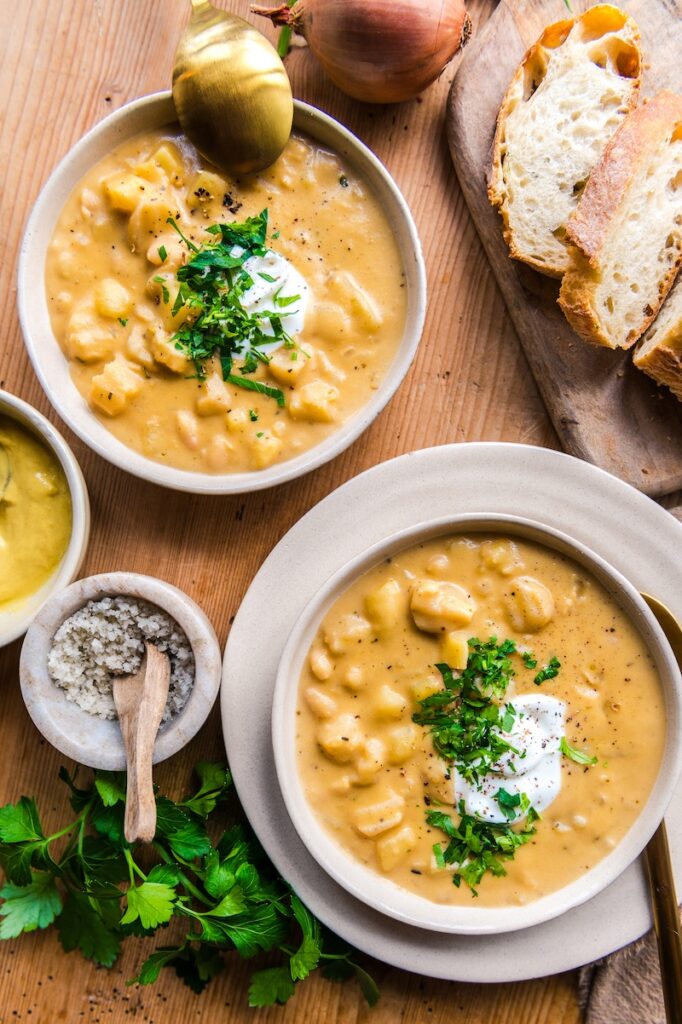 Veganistische schorseneerstoofpot