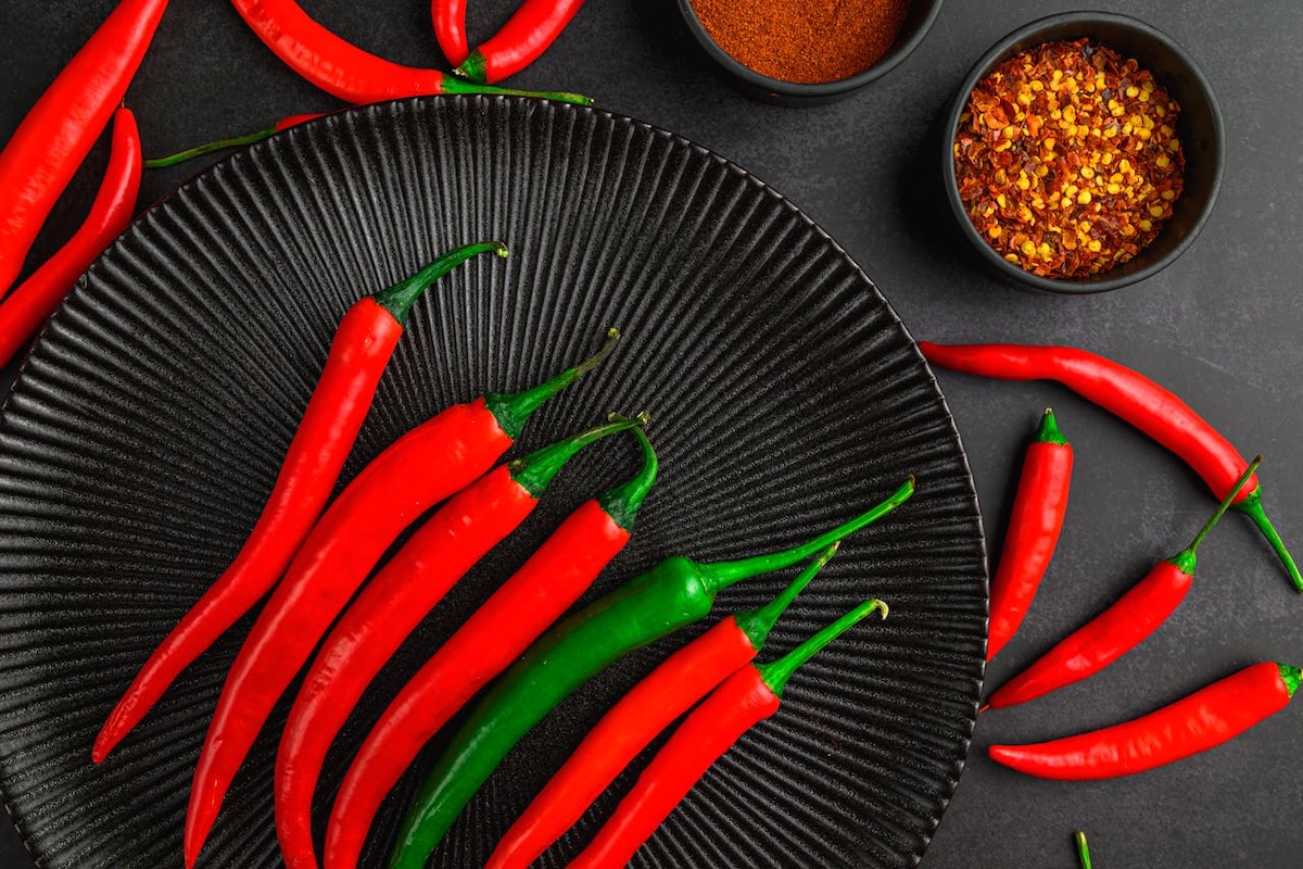 Chilipepers: Klein, rood en pittig