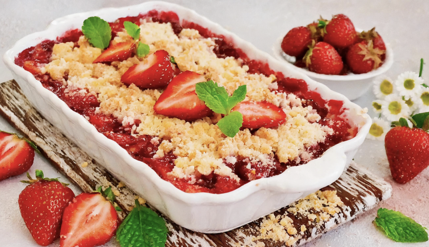 Fruit onder de crumble