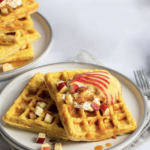 Recept: Pompoenwafels met appel